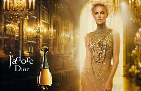 who advertises j'adore perfume.